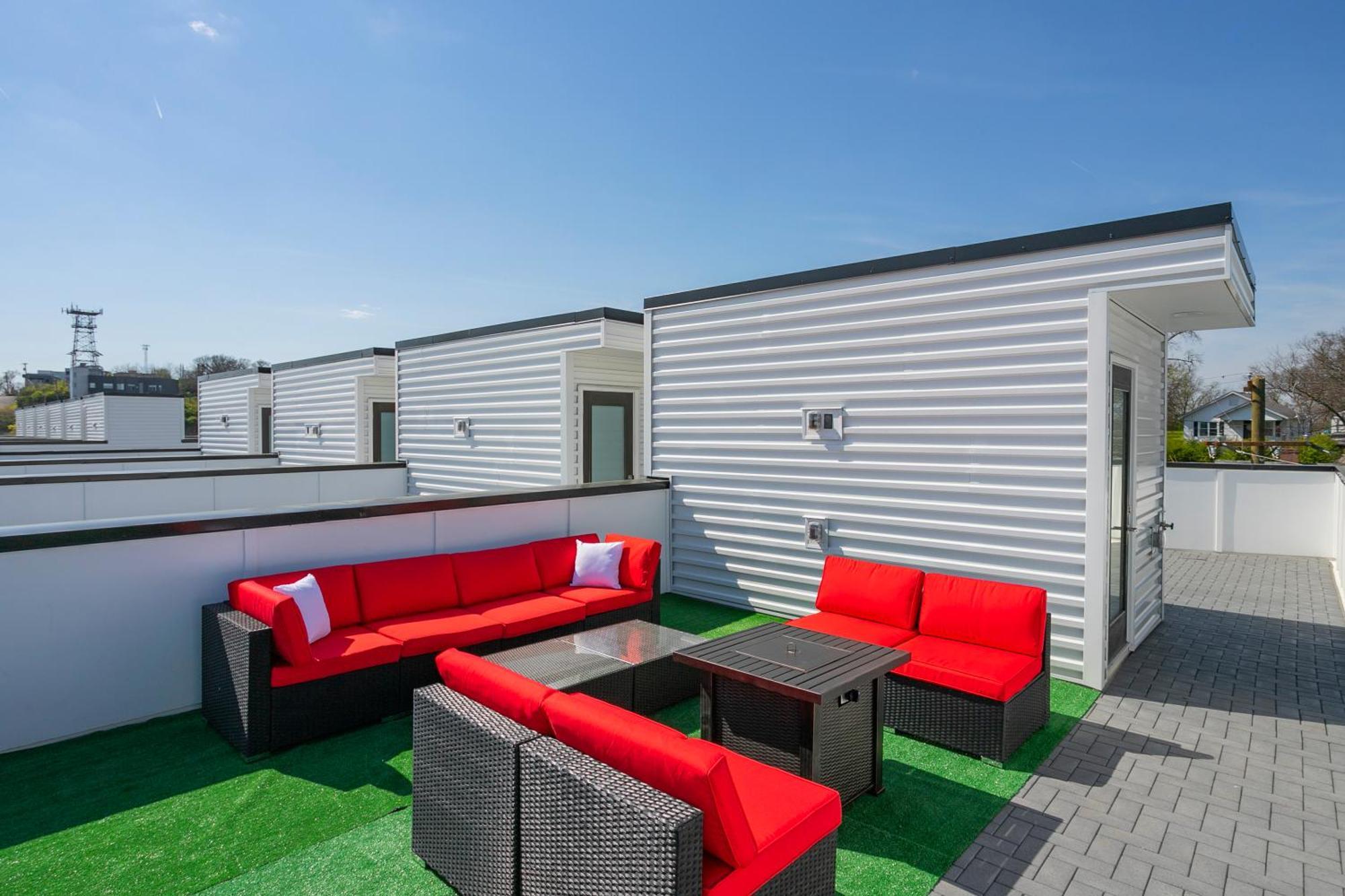 Luxury Townhome Skyline Views Mins To Dt Nashville Exterior foto